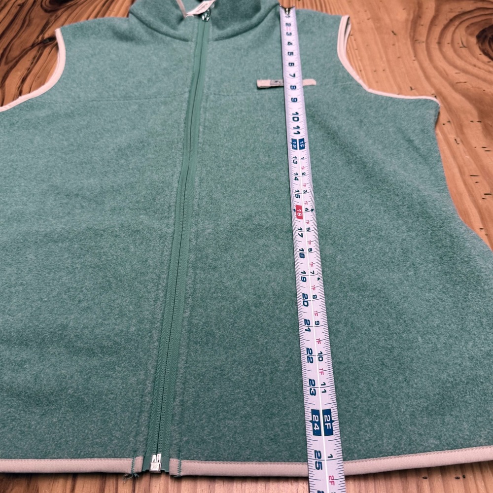 Columbia Harborside Fleece Vest Womens Large Green PFG Full Zip FL1006-962 NEW - Picture 6 of 11